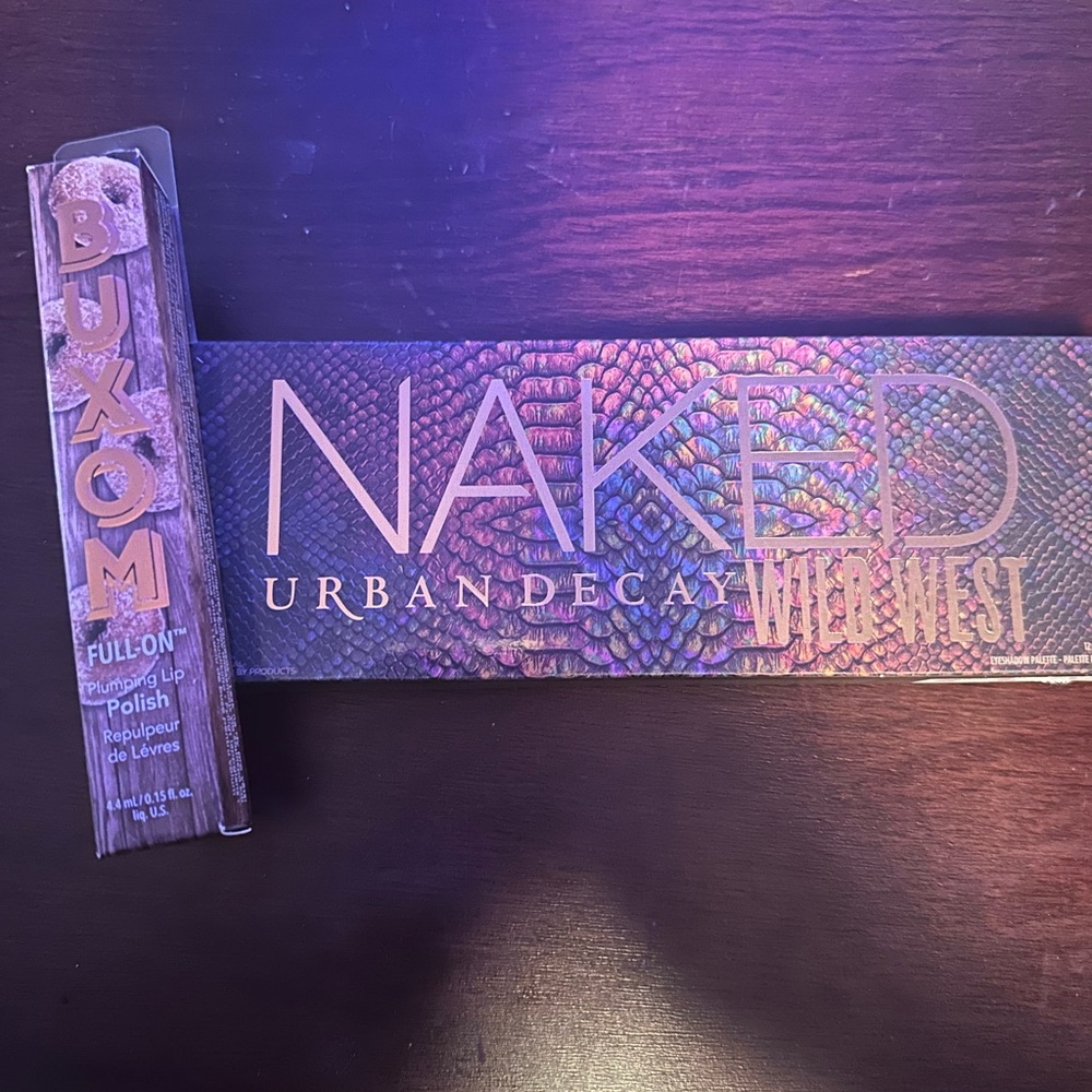Urban Decay Naked Wild West Palette with Buxom Lip Gloss